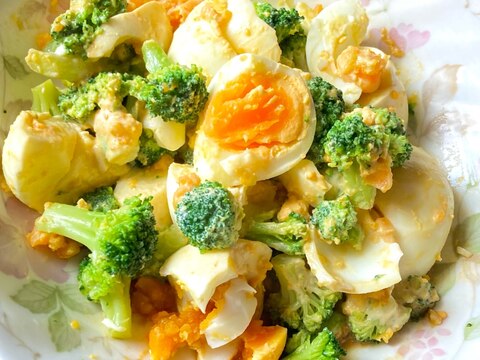 \わさびがアクセント/ブロッコリーと卵の和風サラダ